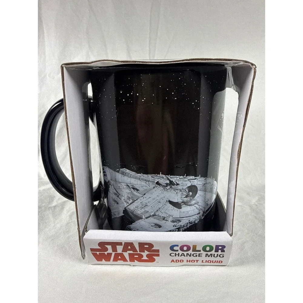 Star Wars Millennium Falcon Color Change Mug Zak Designs Han Solo Hyperspace New - Picture 4 of 4